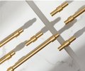 Silky gold brass cabinet bar handle/solid brass drawer pull/gold cabinet pull/Brass furniture hardware/classic door handle/kitchen hardware