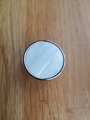 Round bright white mother of pearl and silver drawer handle/White pearl and shiny silver cabinet handle/Pearl shell and silver door knob