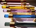 Blue yellow red or pink acrylic lucite cabinet bar handle/bright coloured drawer pull/nursery cabinet handle/colourful door handle/kids room