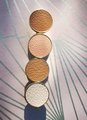 Brass and leather drawer pull/neutral colour cabinet handle/brown, cream,. pink and caramel drawer knob/leather door handle/leather hardware