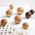 Wooden ball cabinet handle/Wood Ball drawer pull/Wooden furniture hardware/Natural wood door handle/Walnut, ash or beech wooden hardware