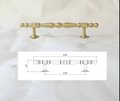 Matte gold geometric shapes bar handle/Gold brass cabinet pull/Brass kitchen door handle/Bar drawer pull/furniture hardware/home improvement