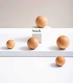 Wooden ball cabinet handle/Wood Ball drawer pull/Wooden furniture hardware/Natural wood door handle/Walnut, ash or beech wooden hardware