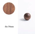 Wooden ball cabinet handle/Wood Ball drawer pull/Wooden furniture hardware/Natural wood door handle/Walnut, ash or beech wooden hardware