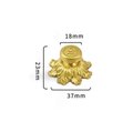 Baroque inspired gold brass cabinet pull/Antique style Door Handle/Gold ornate door knob/classic furniture hardware/gold brass drawer pull