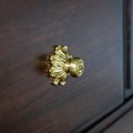 Baroque inspired gold brass cabinet pull/Antique style Door Handle/Gold ornate door knob/classic furniture hardware/gold brass drawer pull