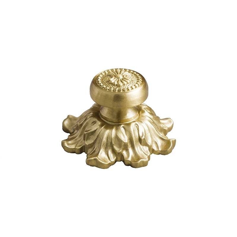 Baroque inspired gold brass cabinet pull/Antique style Door Handle/Gold ornate door knob/classic furniture hardware/gold brass drawer pull