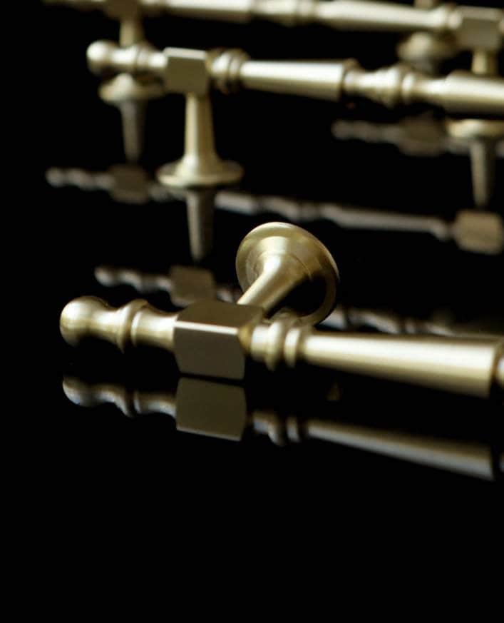 Matte gold geometric shapes bar handle/Gold brass cabinet pull/Brass kitchen door handle/Bar drawer pull/furniture hardware/home improvement