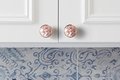 Checked pink mother of pearl drawer pull/pink pearl cabinet handle/pearl furniture hardware/pink shell cabinet pull/gold pearl door knob