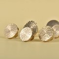 Classic round hammered brass drawer handle/Gold brass cabinet handle/Textured metal furniture hardware/Gold drawer knob/Gold Cabinet pull