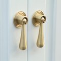 Large gold brass drop drawer pull/Brass drop cabinet handle/classic style drop door knob/gold furniture hardware/dressing table handle