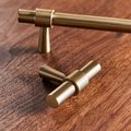 Silky gold brass cabinet bar handle/solid brass drawer pull/gold cabinet pull/Brass furniture hardware/classic door handle/kitchen hardware