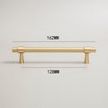 Silky gold brass cabinet bar handle/solid brass drawer pull/gold cabinet pull/Brass furniture hardware/classic door handle/kitchen hardware