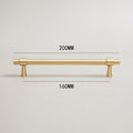 Silky gold brass cabinet bar handle/solid brass drawer pull/gold cabinet pull/Brass furniture hardware/classic door handle/kitchen hardware