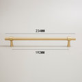 Silky gold brass cabinet bar handle/solid brass drawer pull/gold cabinet pull/Brass furniture hardware/classic door handle/kitchen hardware