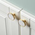Brass mother of pearl drawer pull/White pearl cabinet pull/White shell drawer handle/Furniture hardware/Pearl door knob/Shell door handle