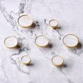 Brass mother of pearl drawer pull/White pearl cabinet pull/White shell drawer handle/Furniture hardware/Pearl door knob/Shell door handle