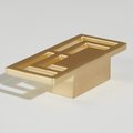Geometric square design cabinet drawer pull/contemporary rectangle cabinet handle/modern furniture hardware/mid century modern drawer pull