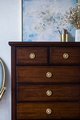 Regency style gold brass ring cabinet Pull/antique style door handle/ornate door knob/gold furniture hardware/decorative gold drawer pull