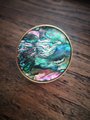 Rainbow Abalone Shell Drawer Pull/Iridescent Pearl Cabinet Pull/Mother of Pearl Door Handle/Pearl Drawer Knob/Pearl Furniture Hardware