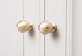 Two classic styles of solid brass knobs/gold Cabinet Pull/metal Door Knob/gold drawer pull/furniture hardware/ upcycling/cabinet renovation