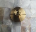 Checked pink mother of pearl drawer pull/pink pearl cabinet handle/pearl furniture hardware/pink shell cabinet pull/gold pearl door knob
