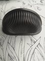 Gunmetal grey clam shell drawer pull/Gray cup shaped cabinet pull/Semi circle dark grey clam shell door handle/gunmetal kitchen hardware