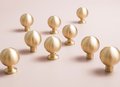 Two classic styles of solid brass knobs/gold Cabinet Pull/metal Door Knob/gold drawer pull/furniture hardware/ upcycling/cabinet renovation