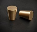 Classic brass cone shaped cabinet pull/Small gold brass cone shaped drawer handle/Brass hardware for small furniture/traditional hardware