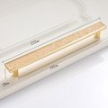 Gold iridescent rainbow crystal cabinet handle/Glittery angel aura quartz drawer pull/crystal furniture hardware/shiny gemstone door handle