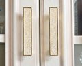 Gold iridescent rainbow crystal cabinet handle/Glittery angel aura quartz drawer pull/crystal furniture hardware/shiny gemstone door handle