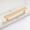 Gold iridescent rainbow crystal cabinet handle/Glittery angel aura quartz drawer pull/crystal furniture hardware/shiny gemstone door handle