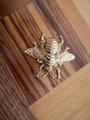 Gold or silver bumble bee cabinet pull/Honey bee drawer knob/Shiny gold or silver bee door handle/IKEA furniture hack/Bee door knob