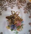 Gold or silver bumble bee cabinet pull/Honey bee drawer knob/Shiny gold or silver bee door handle/IKEA furniture hack/Bee door knob