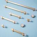 Luxury brass and white quartz crystal hexagonal bar pulls/gemstone drawer pulls/crystal cabinet handles/gold door handles/hexagonal knob