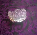 Silver Purple Amethyst Crystal cabinet pull/gemstone door knob/quartz crystal door handle/amythest drawer pull/silver furniture hardware
