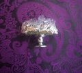 Silver Purple Amethyst Crystal cabinet pull/gemstone door knob/quartz crystal door handle/amythest drawer pull/silver furniture hardware