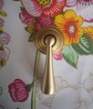 Large gold brass drop drawer pull/Brass drop cabinet handle/classic style drop door knob/gold furniture hardware/dressing table handle