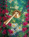 Large gold brass drop drawer pull/Brass drop cabinet handle/classic style drop door knob/gold furniture hardware/dressing table handle