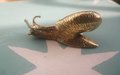 Gold Garden Snail Cabinet Pull/Snail shaped solid brass door handle/Snail drawer pull/Quirky door knob/ DIY brass Furniture hardware