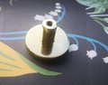 Round shiny gold brass cabinet handle/button shaped shiny gold cabinet pull/classic shiny gold door knob/gold furniture hardware/IKEA hack