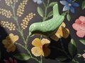 Cute colourful porcelain bird drawer handle/Chick shaped door knob/Colourful cottage style cabinet handle/bird shaped nursery door handles