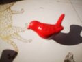 Cute colourful porcelain bird drawer handle/Chick shaped door knob/Colourful cottage style cabinet handle/bird shaped nursery door handles