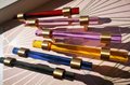 Blue yellow red or pink acrylic lucite cabinet bar handle/bright coloured drawer pull/nursery cabinet handle/colourful door handle/kids room