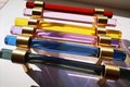 Blue yellow red or pink acrylic lucite cabinet bar handle/bright coloured drawer pull/nursery cabinet handle/colourful door handle/kids room