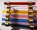 Blue yellow red or pink acrylic lucite cabinet bar handle/bright coloured drawer pull/nursery cabinet handle/colourful door handle/kids room
