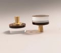Coffee brown ombre lucite acrylic Cabinet Pull/Gold Door Handle/mid century modern/Cabinet hardware/retro drawer pull/cabinet door handle
