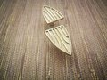 Art deco style cabinet pull/Gold geometric door handle/Brass arrow shaped drawer knob/Modern brass furniture hardware/Classic vintage handle