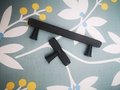Black knurled texture bar handle/Matte black cabinet handle with grip texture/Black drawer pull for kitchen/Matte black knurled door handle