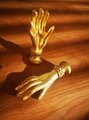 Creepy gold hand shaped door handle/Quirky brass Cabinet Pull/Gold Drawer Handle/Unique door Knob/ furniture hardware/Drinks cabinet handle